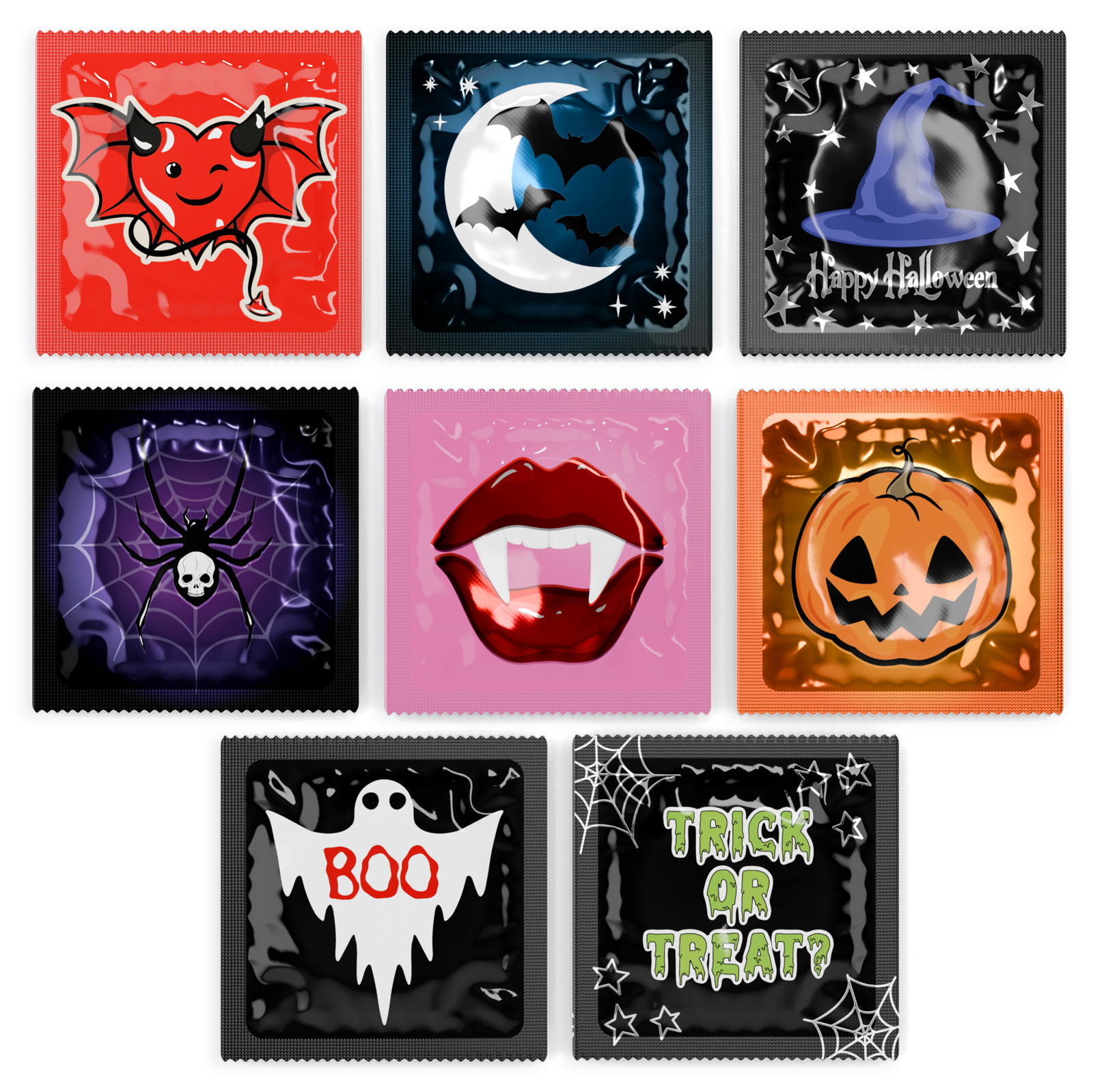 Pasante Themed Préservatif 36 Pièces Halloween