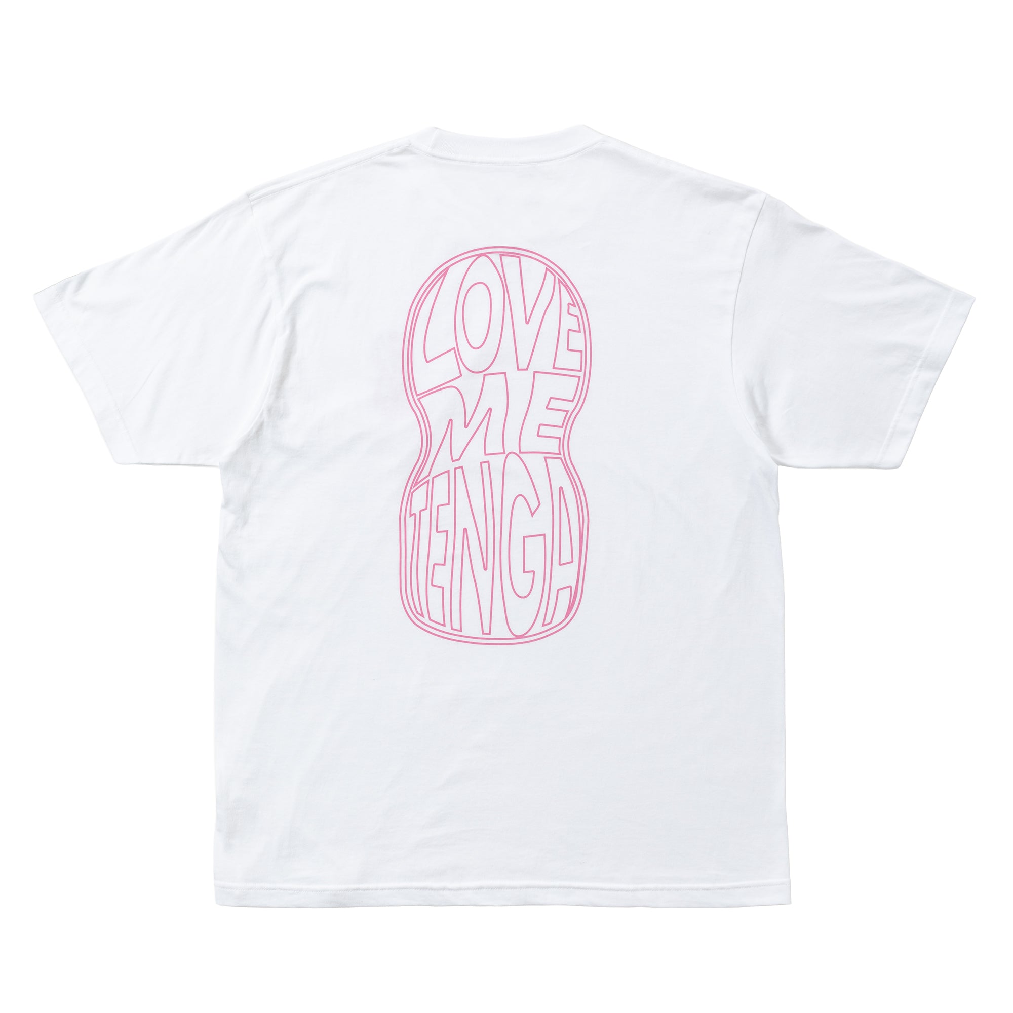 TENGA Merch Love Me Tenga Distortion t-shirt blanc M unisexe