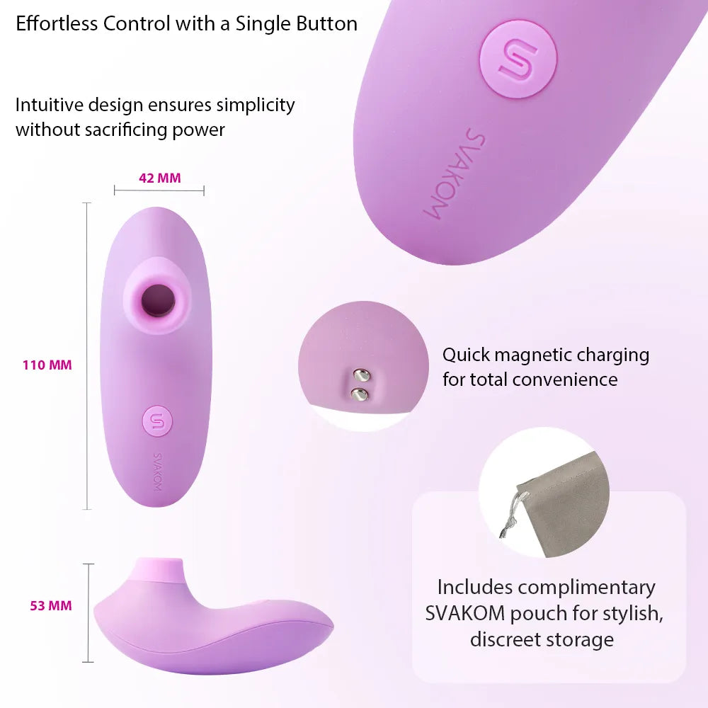 Svakom Pulse Lite Neo stimulateur clitoris bleu