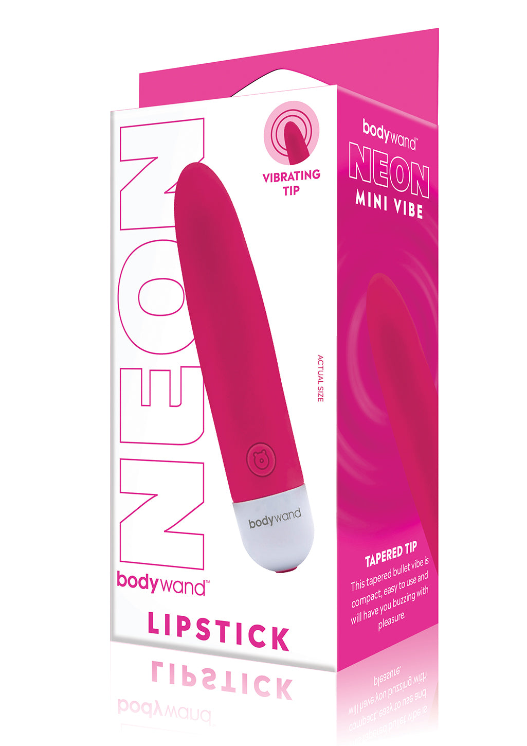 Bodywand Neon Mini Lipstick Vibe rouge à lèvres rose USB