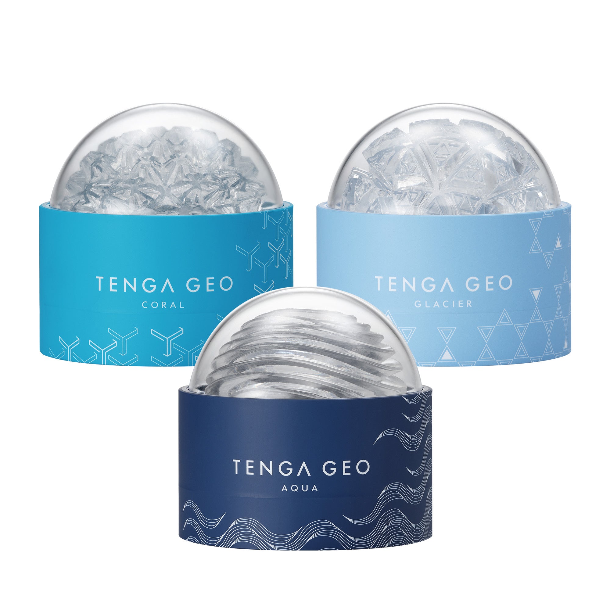 Tenga Geo Aqua masturbateur homme blanc réutilisable