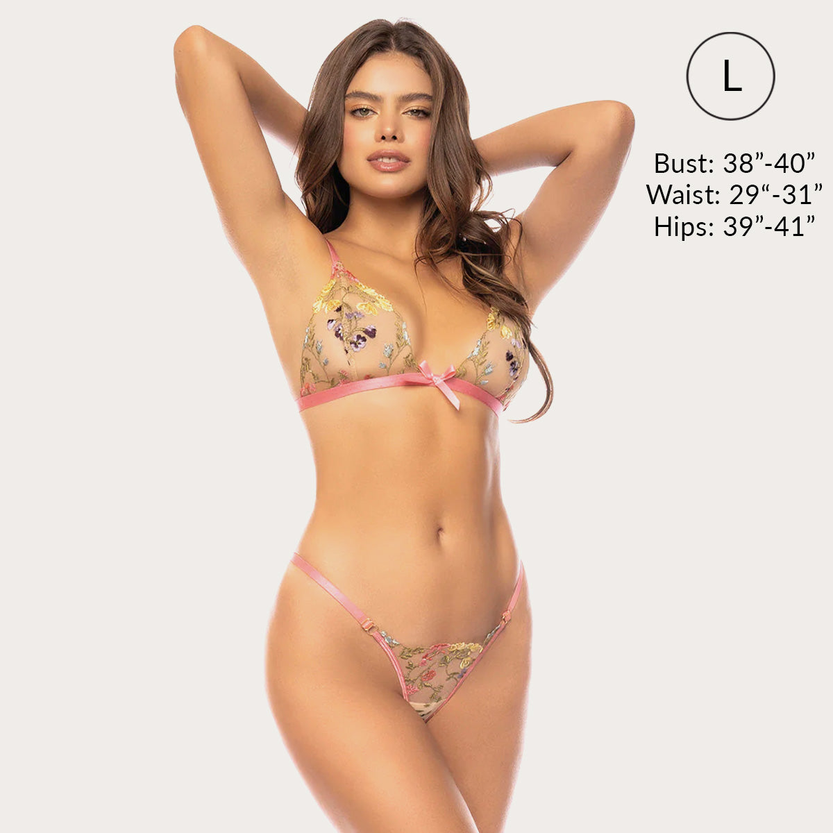 Liberator Eden ensemble lingerie 2 pièces floral
