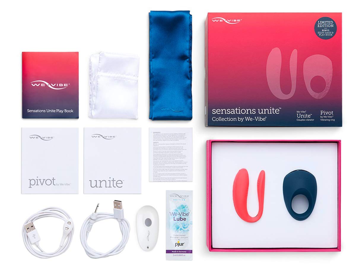 We-Vibe Sensations Unite + Pivot coffret couple vibromasseur anneau