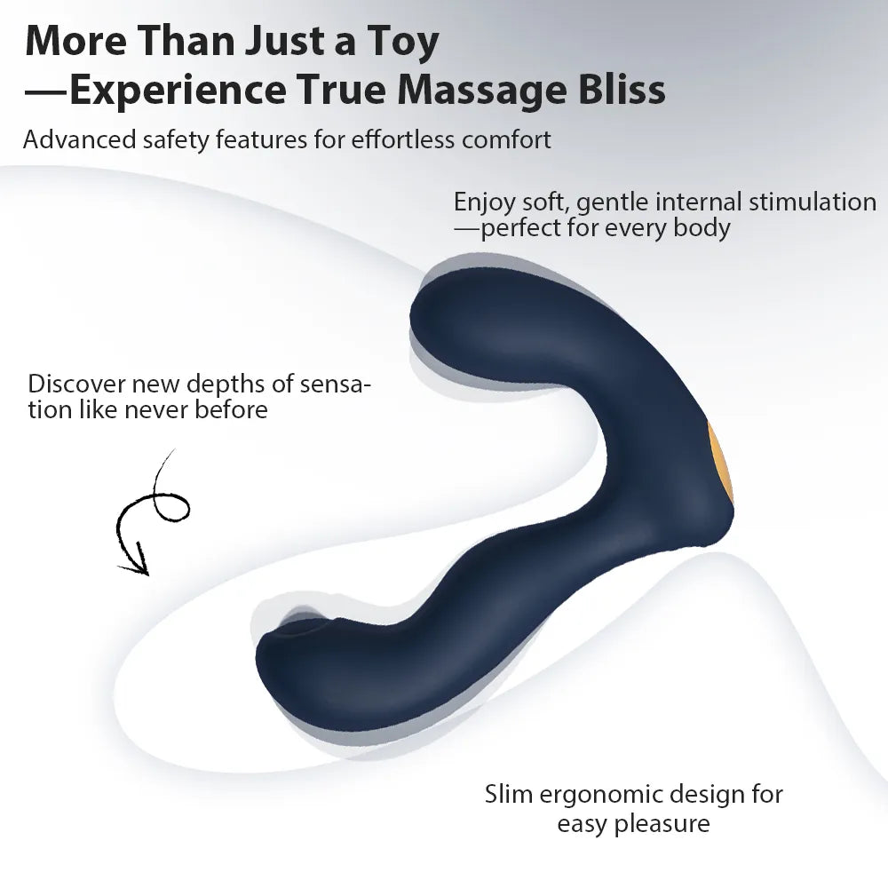Svakom Iker Neo vibromasseur prostatique Navy Blue connecté