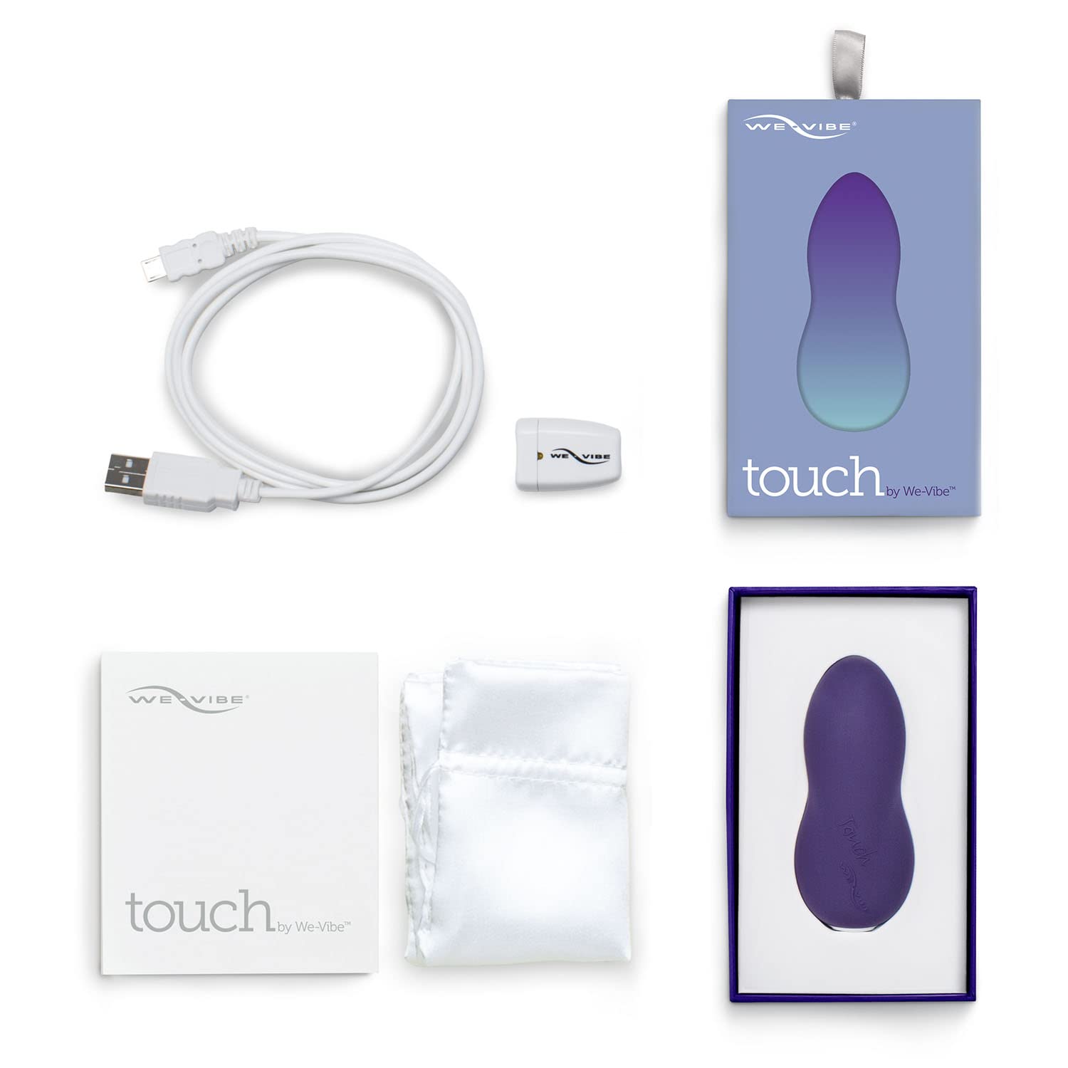 We-Vibe Touch mini vibromasseur clitoridien silicone 8 modes