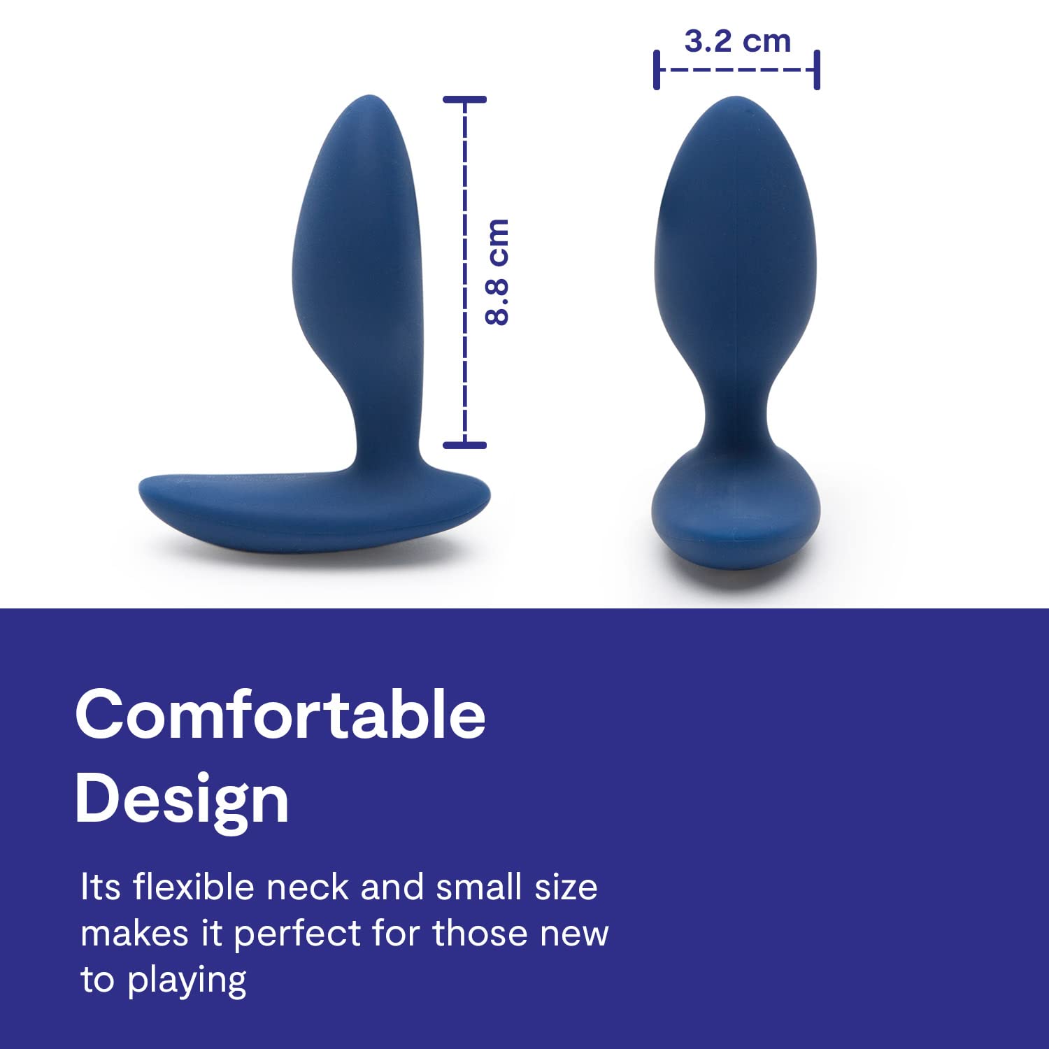 We-Vibe Ditto plug anal vibrant bleu télécommande