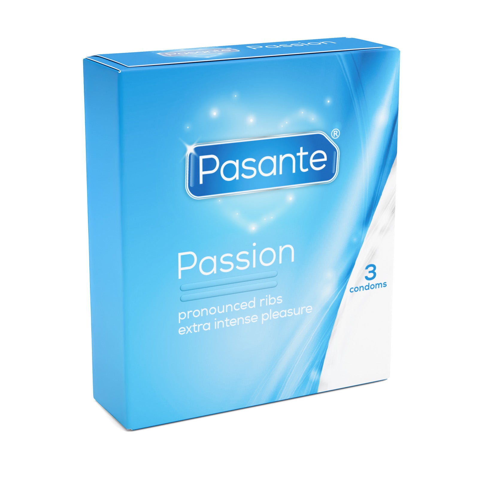 Pasante Passion préservatifs nervurés x3 latex