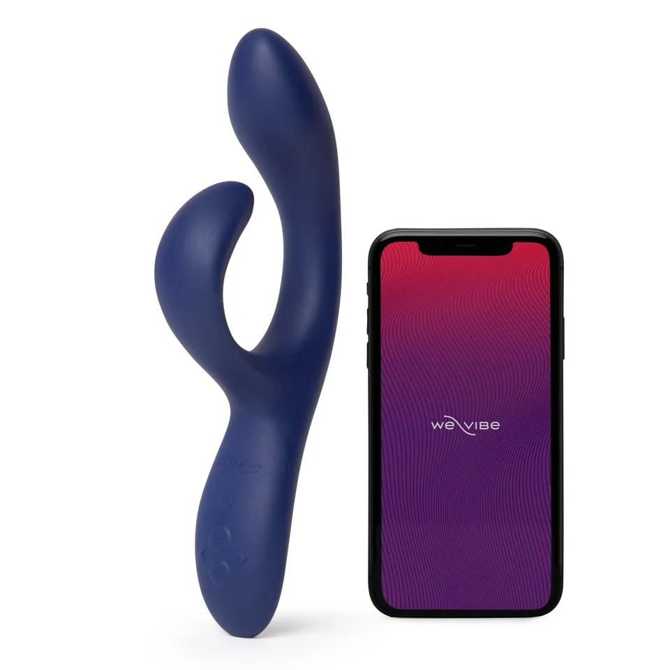 We-Vibe Nova 2 rabbit vibrant bleu stimulation double