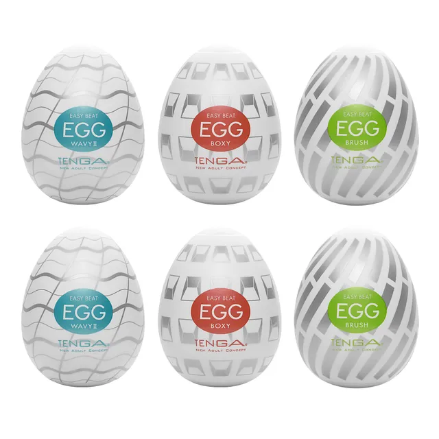 Tenga Egg lot 6 masturbateurs oeufs mixtes