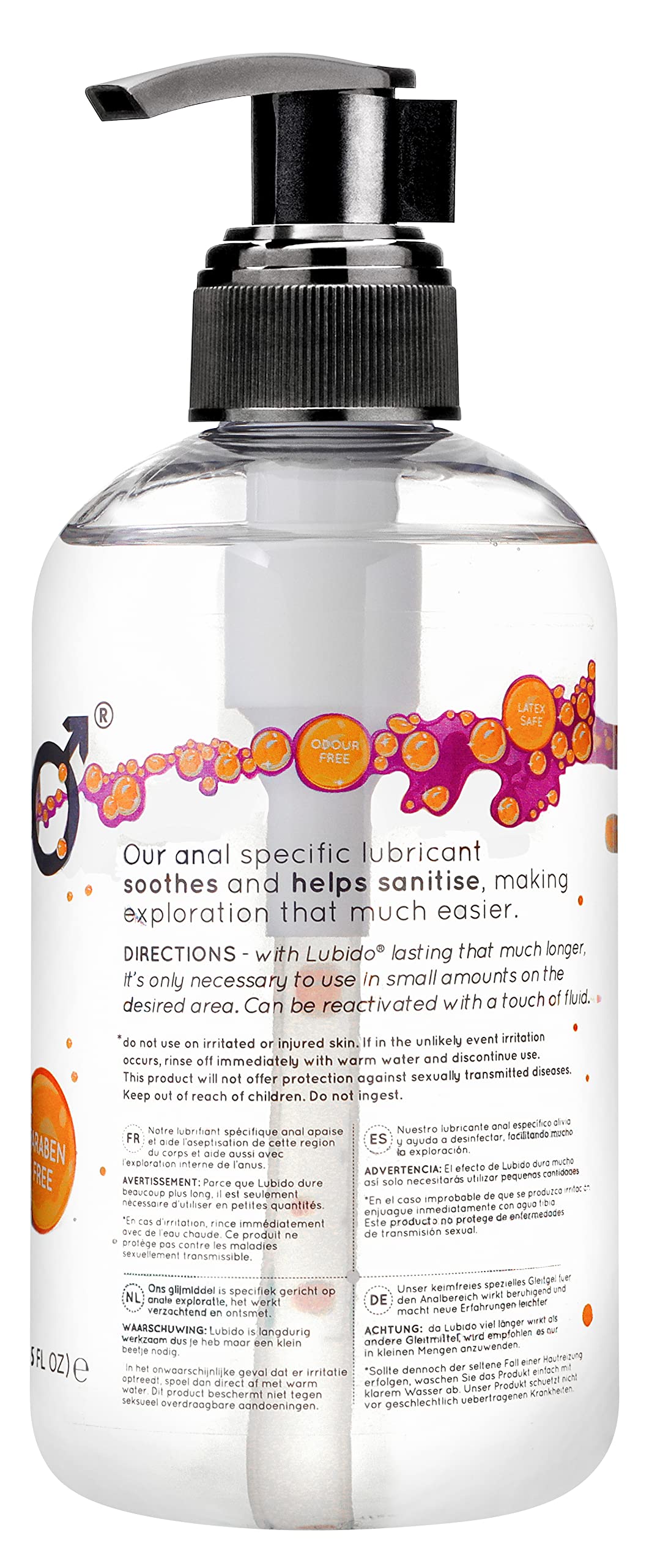 Anal Ease Lubido gel lubrifiant anal 250 ml lot de 3