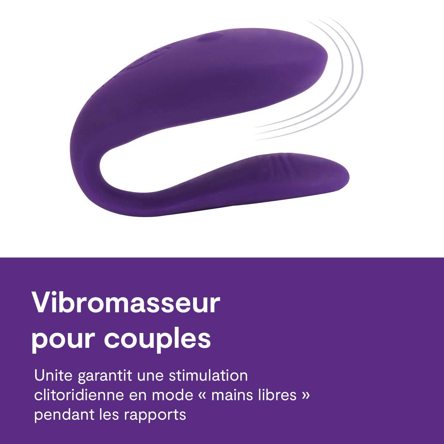 We-Vibe Unite vibromasseur couple 10 modes silicone USB