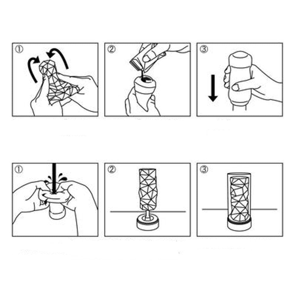 Tenga 3D Pile masturbateur réutilisable triangles