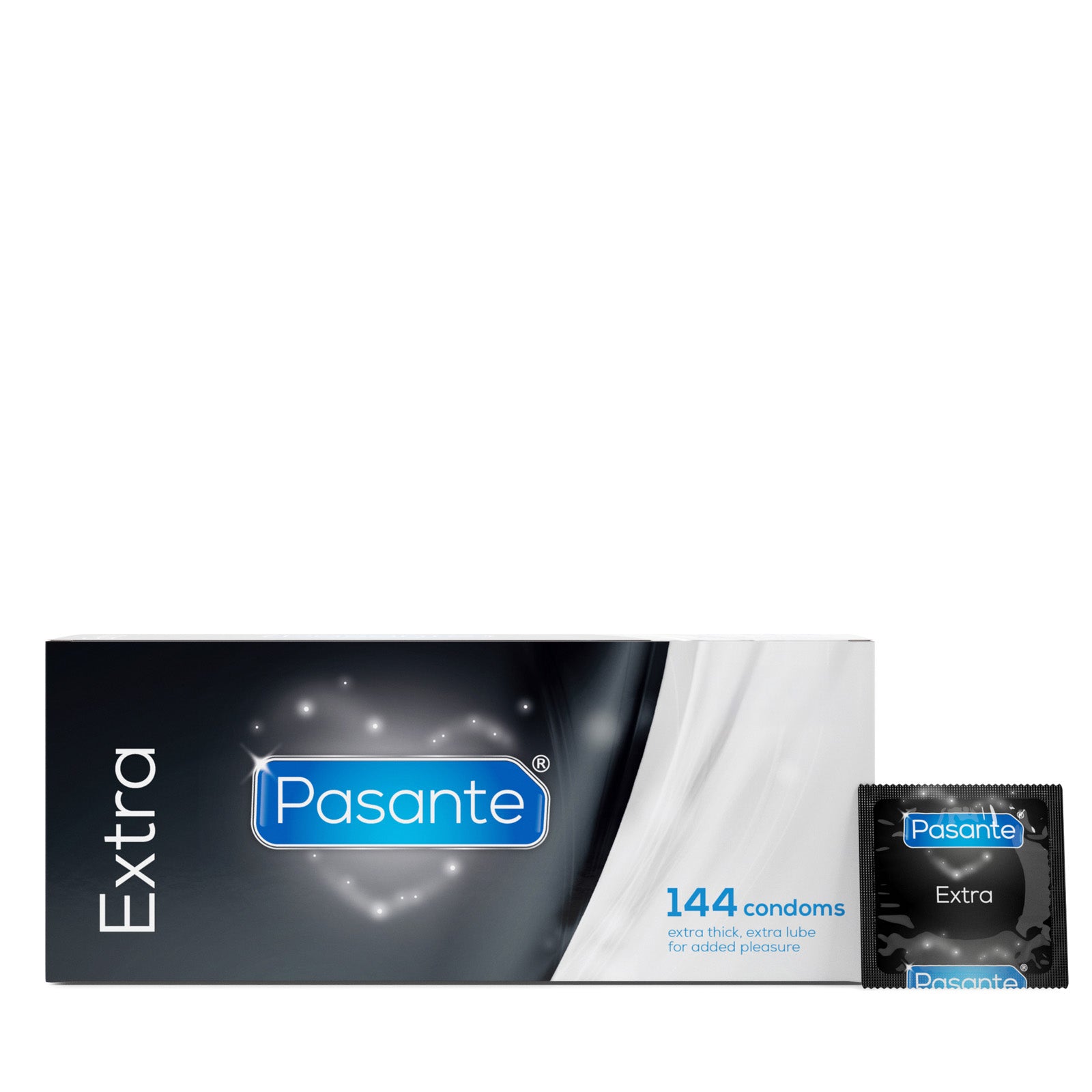 Pasante Extra préservatifs épais lubrifiés x144
