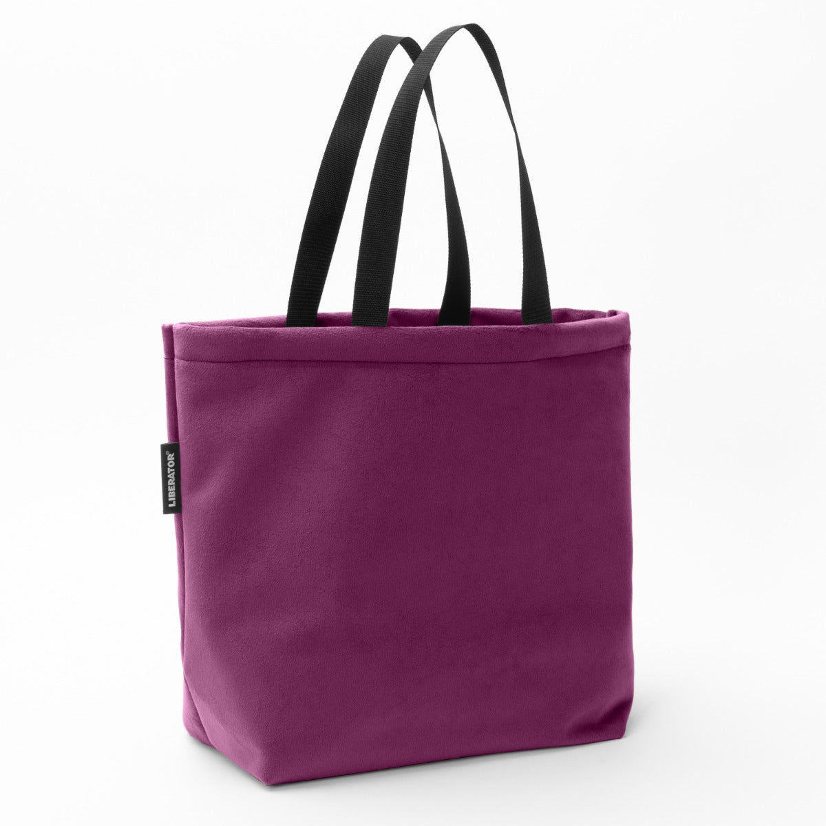 Liberator Fascinator Tote sac rangement microvelours noir