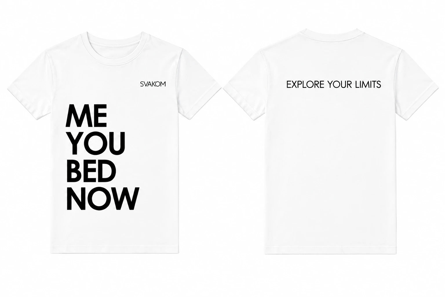 Svakom Me You Bed Now t-shirt coton unisexe