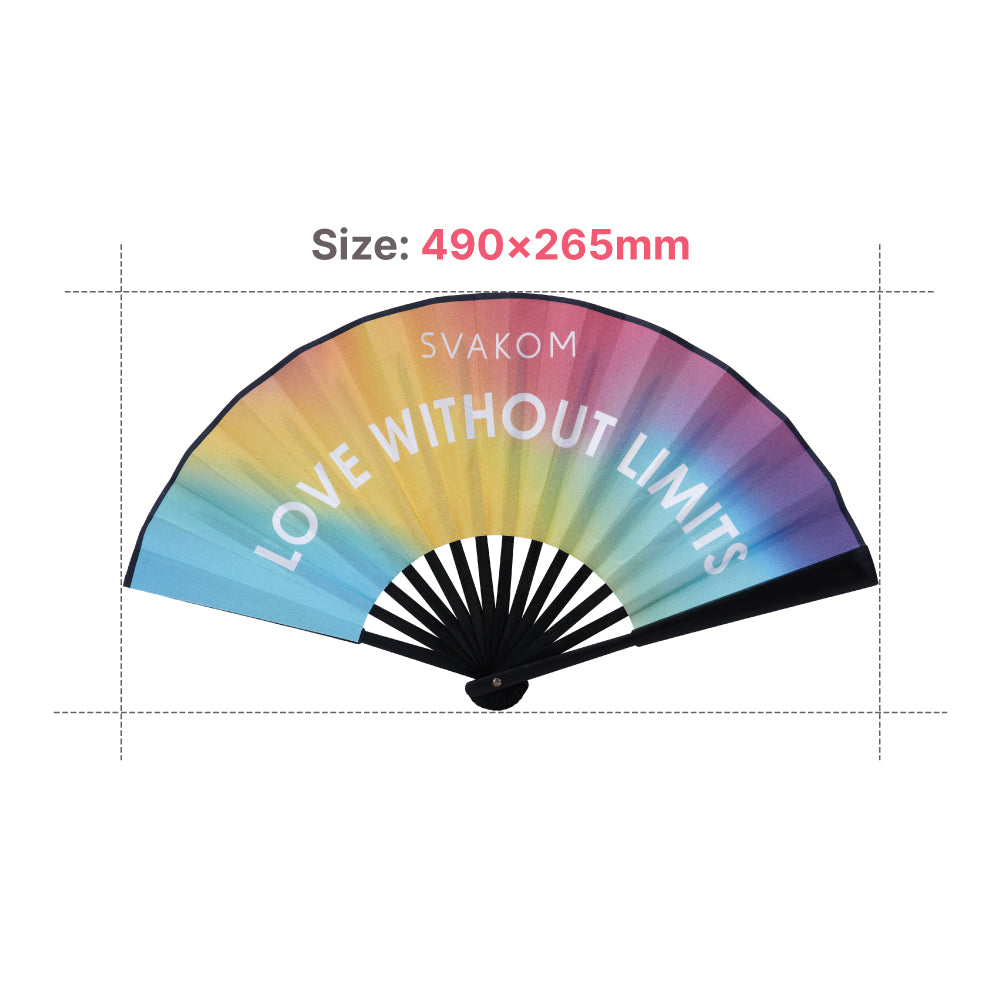 Svakom Pride Fan éventail arc-en-ciel accessoire