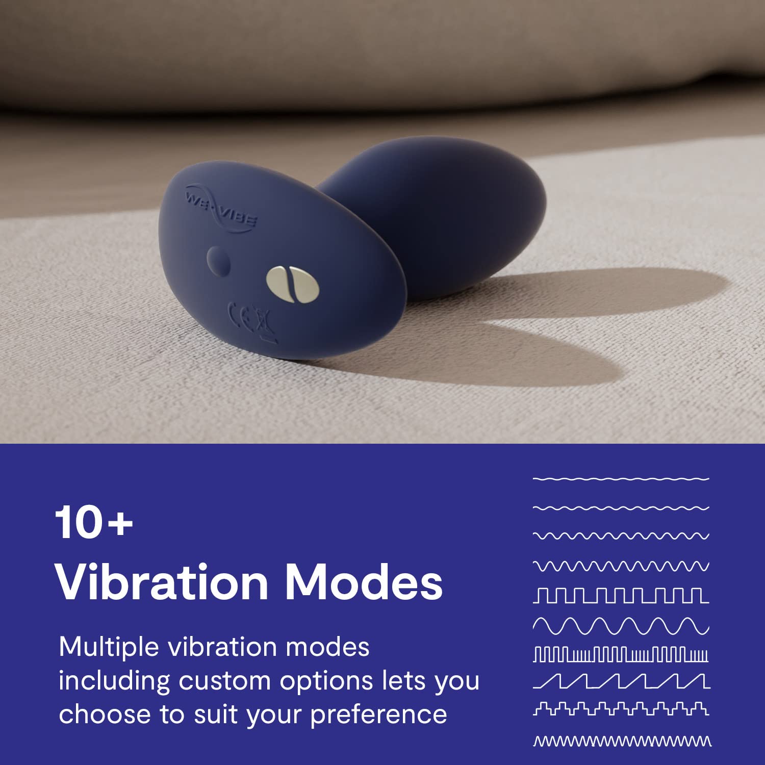 We-Vibe Ditto plug anal vibrant bleu télécommande
