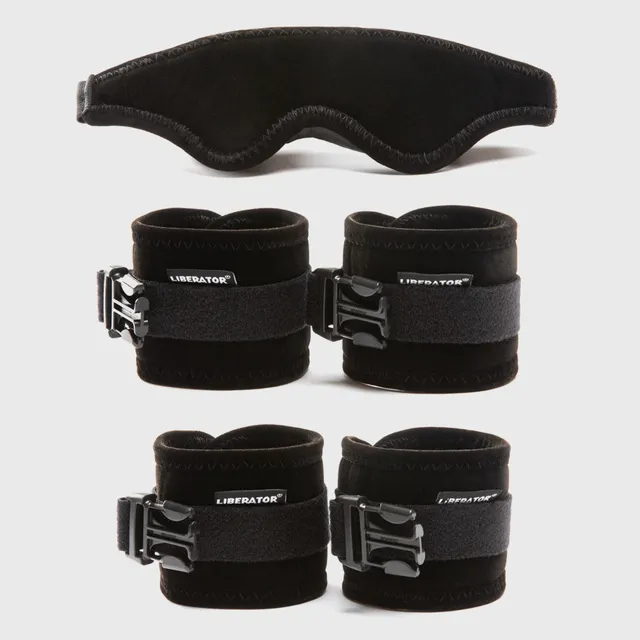 Liberator Plush Comfort Kit menottes bandeau noir