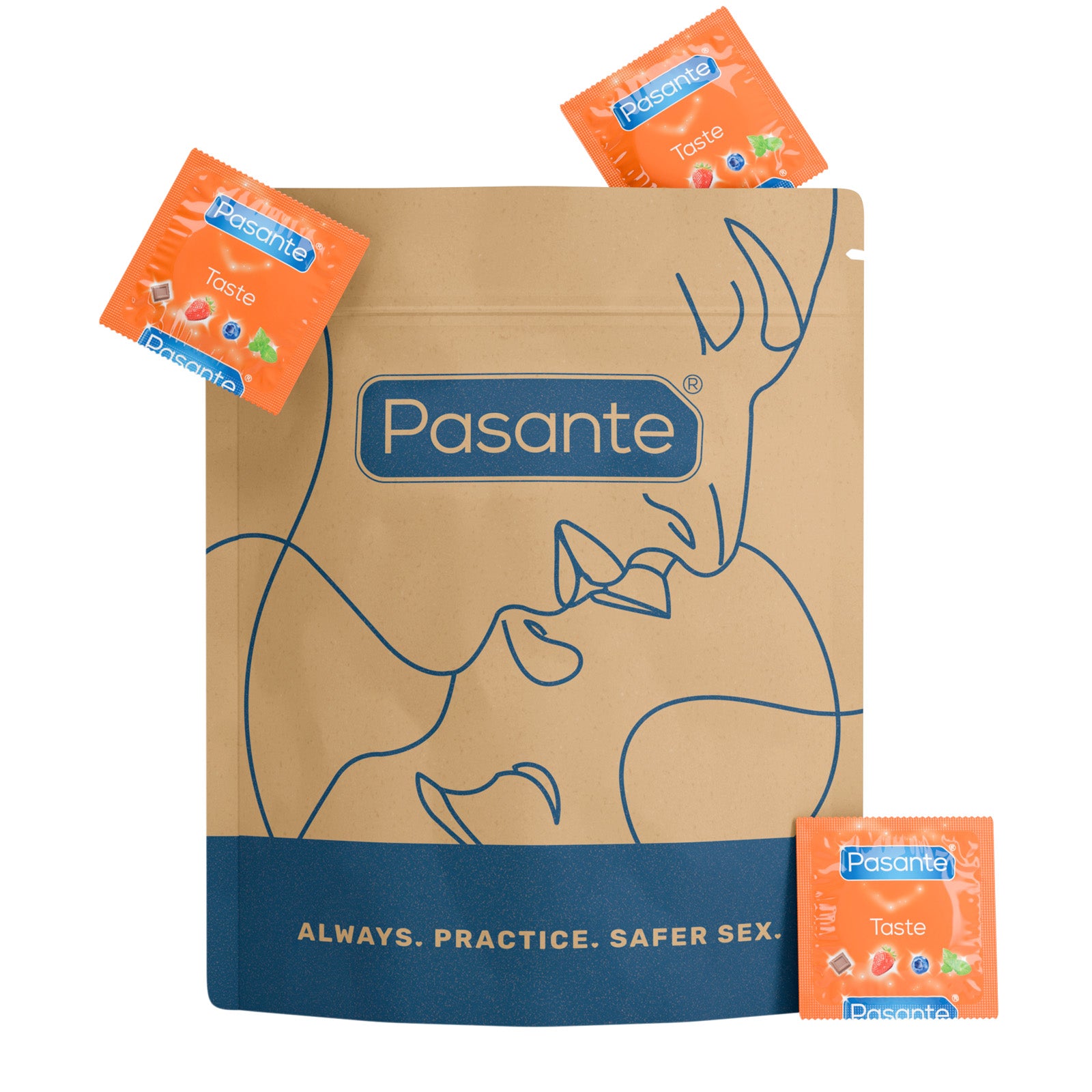 Pasante Taste préservatifs aromatisés 36 pack latex standard