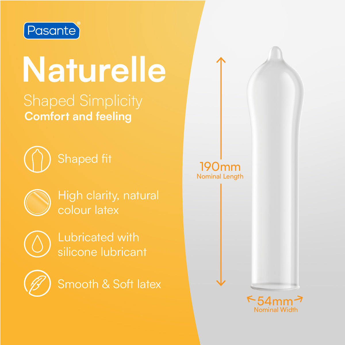 Pasante Naturelle préservatifs classiques lot 3