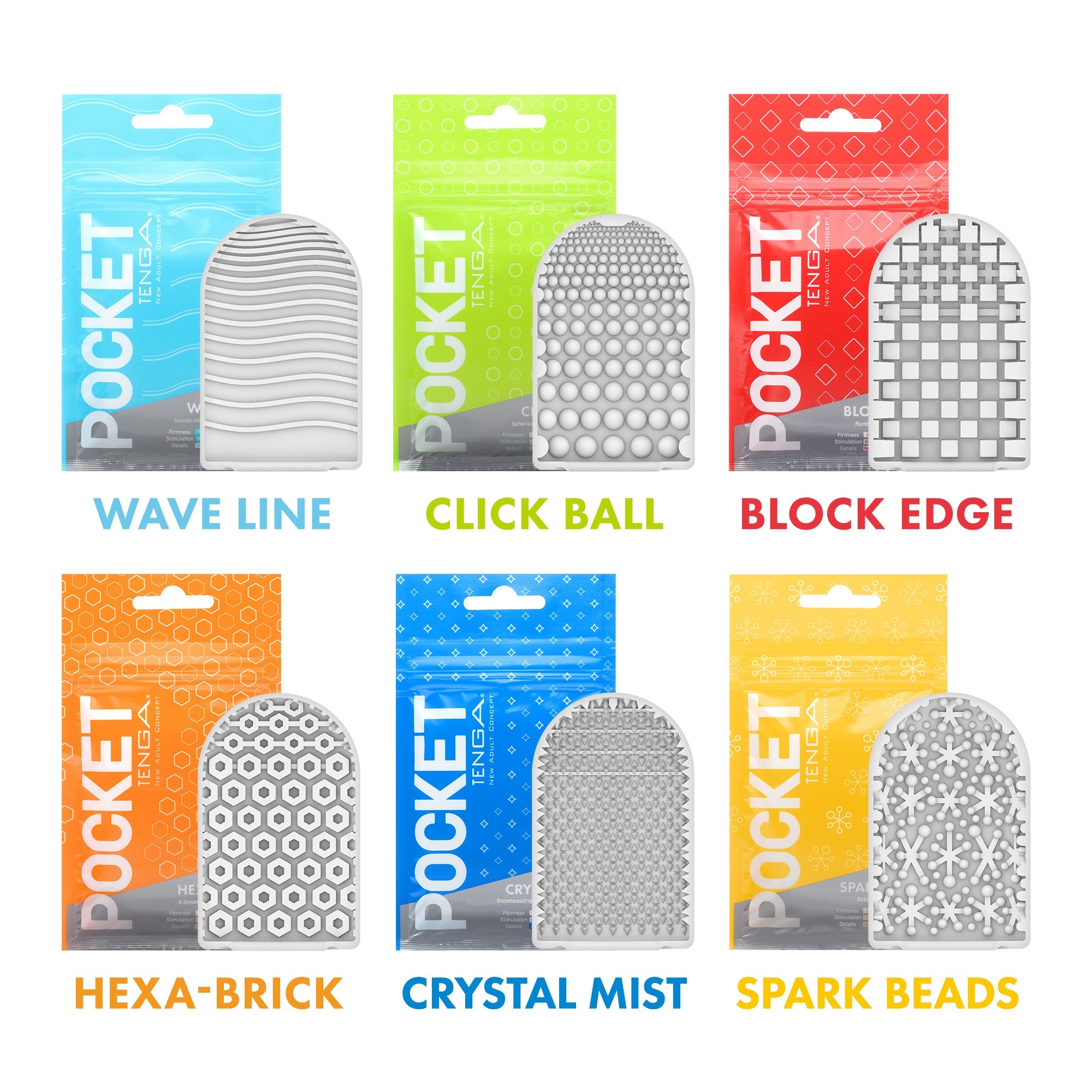 Pocket Tenga Wave Line masturbateur jetable nervuré