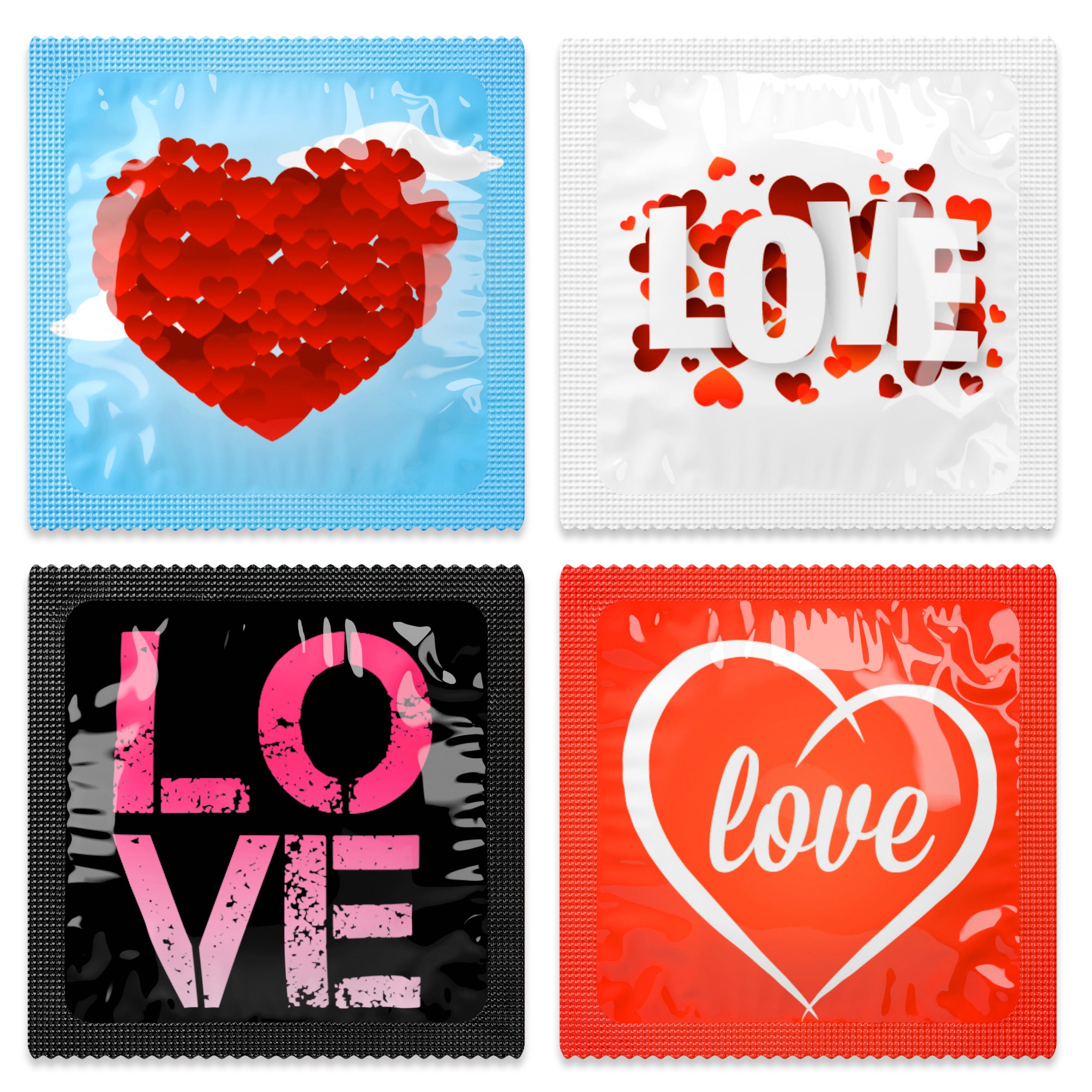 Pasante Love préservatifs latex lisses 12 pièces 54 mm