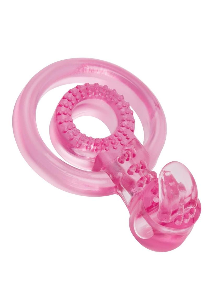Bodywand Couples Rings Duo Ring anneau vibrant rose