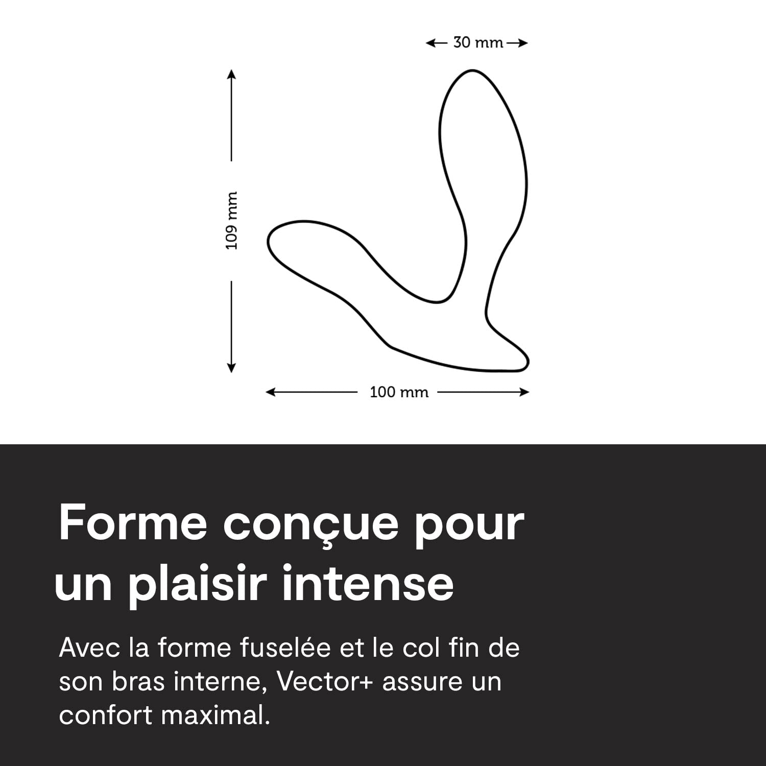 We-Vibe Vector+ stimulateur prostatique Black connecté