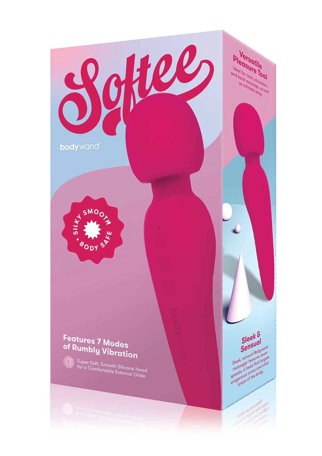 Bodywand Softee wand vibrant silicone rose rechargeable USB