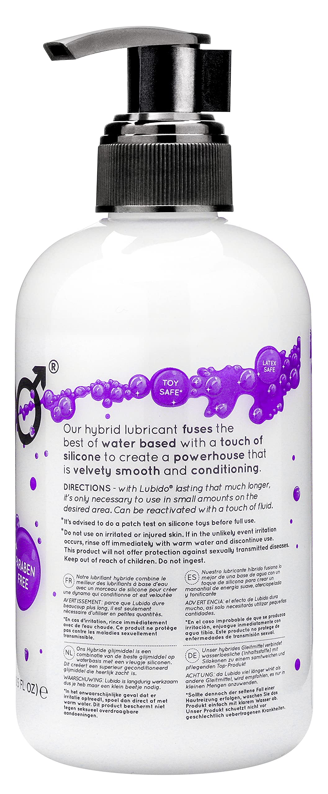 Hybrid Lubido gel lubrifiant hybride 250 ml lot de 3