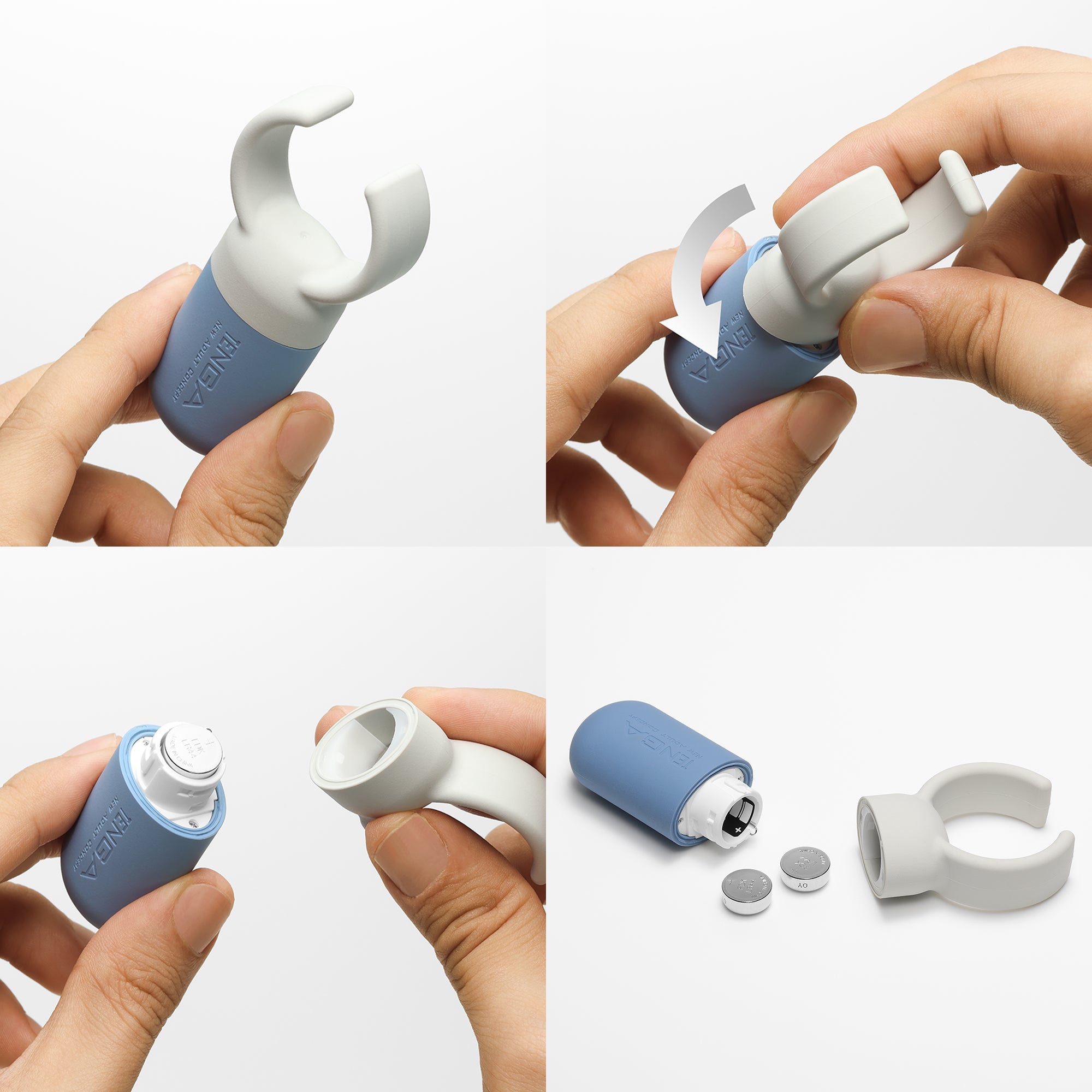 Tenga SVR One Gray cockring vibrant gris