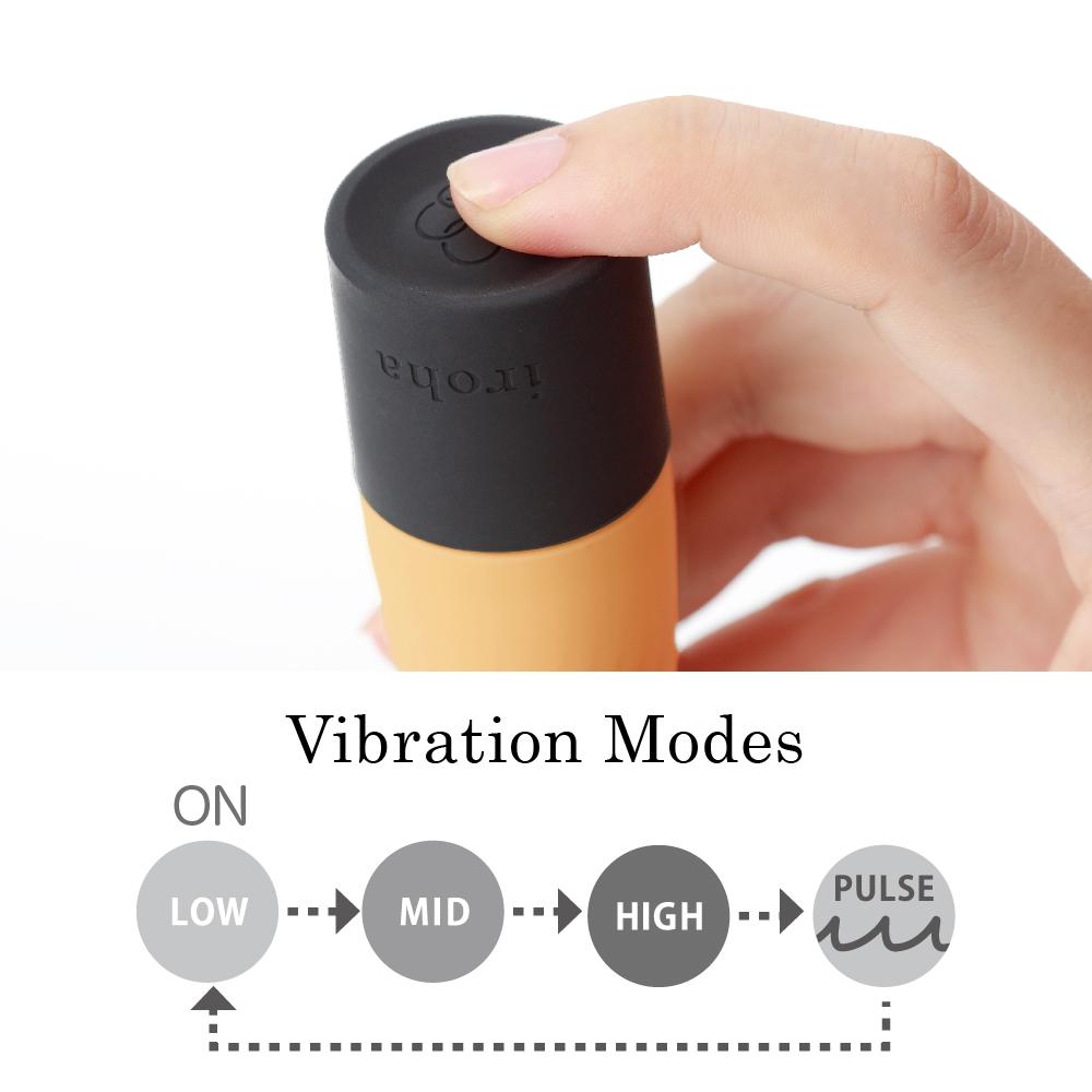 Tenga iroha zen YUZUCHA vibromasseur femme nervuré à piles