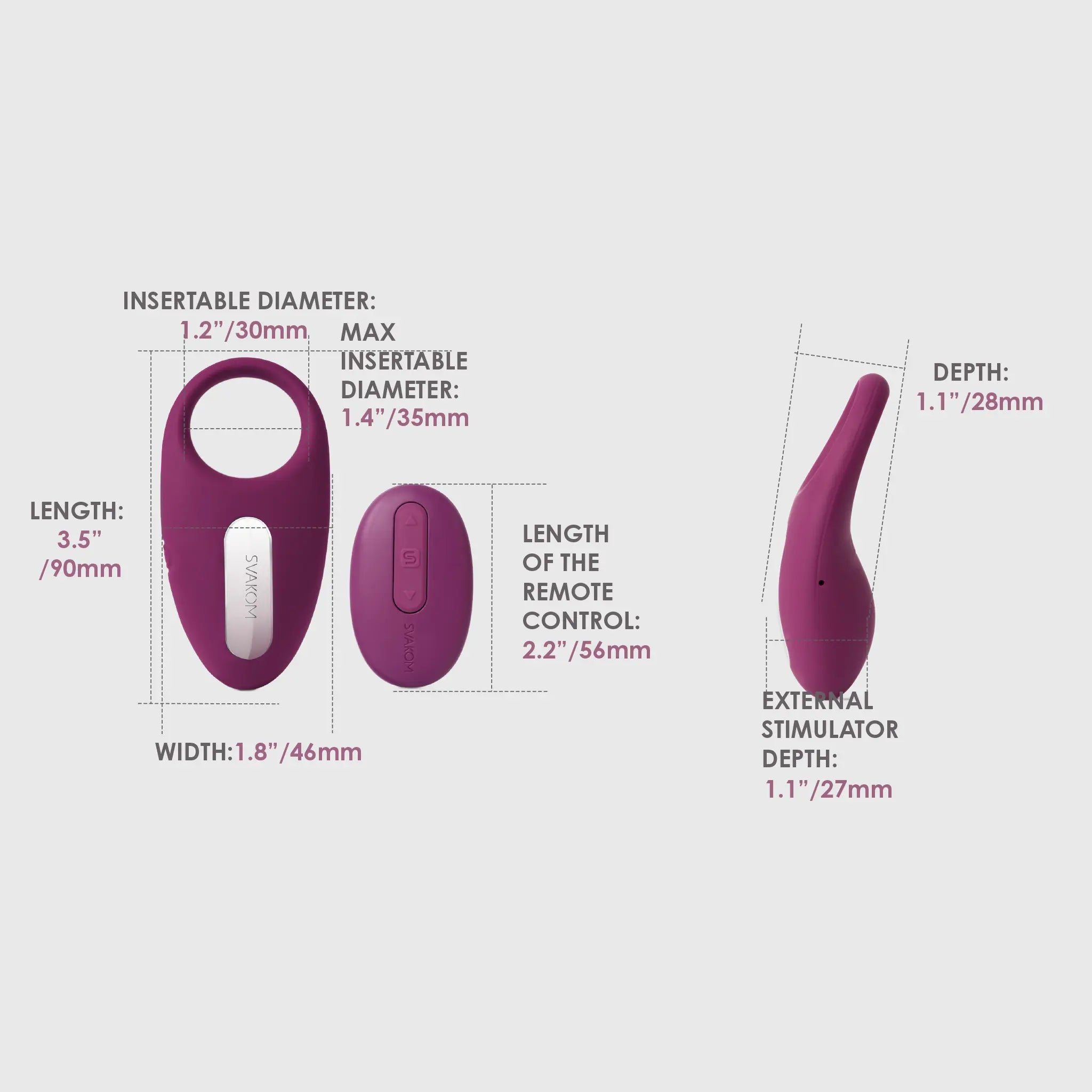 Svakom Winni Vibromasseur Bullet Violet