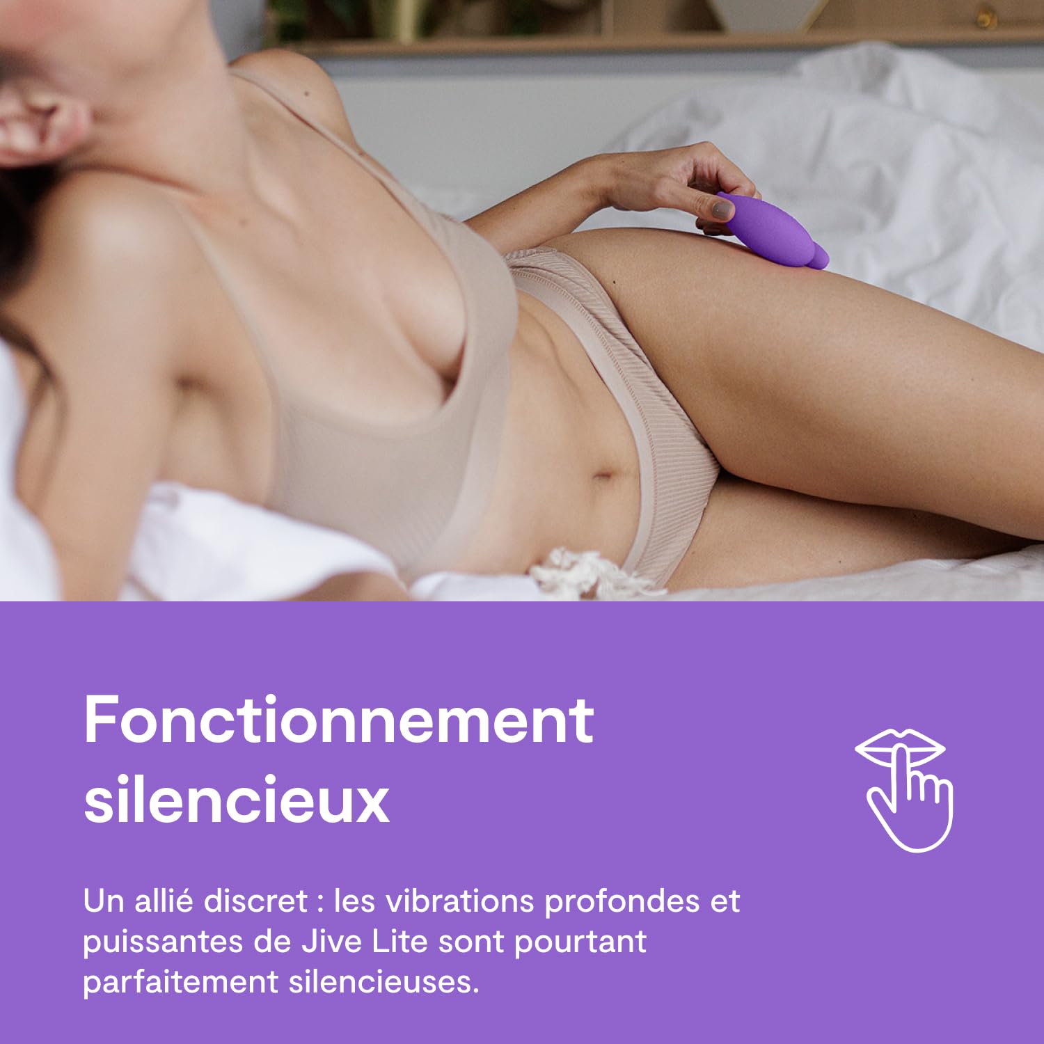 We-Vibe Jive Lite œuf vibrant violette connecté