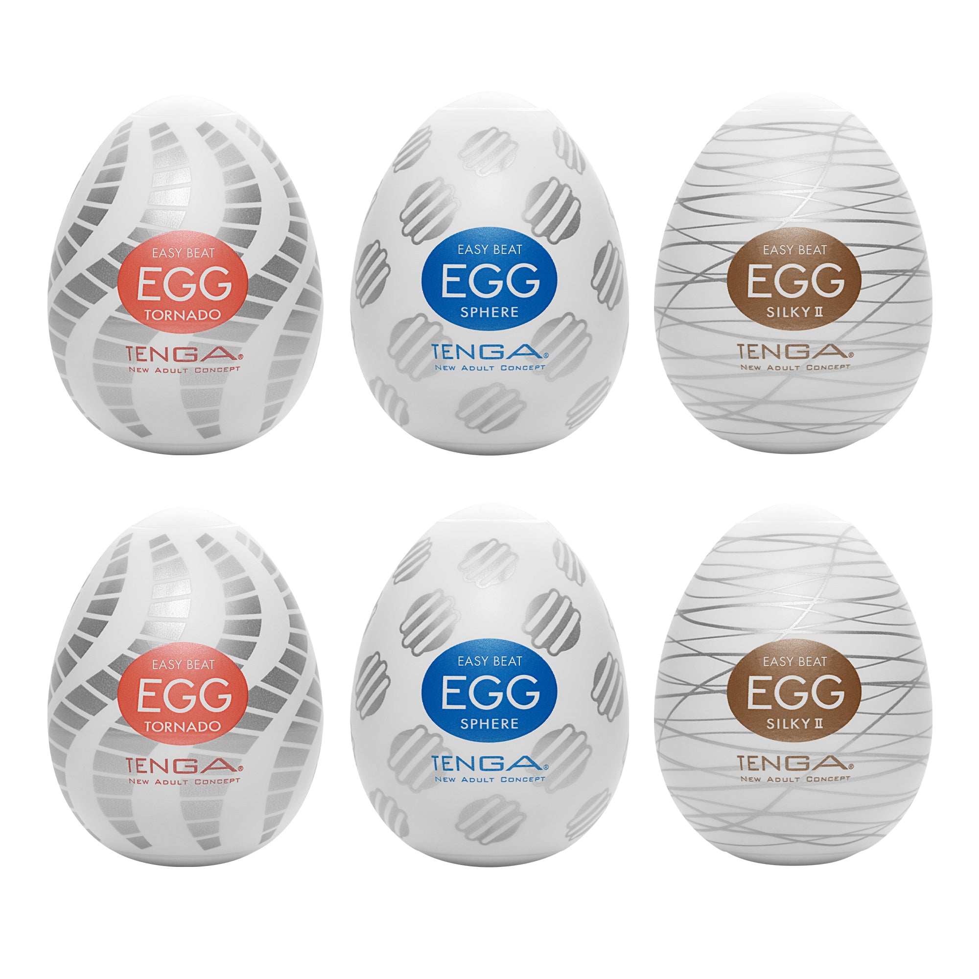 Tenga Egg lot 6 masturbateurs oeufs mixtes