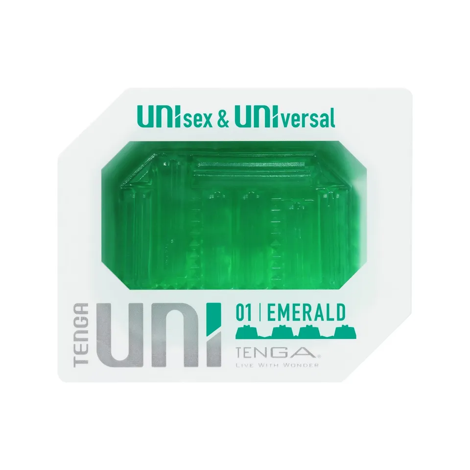 Tenga Uni Emerald Masturbateur Jetable Stretch Couple