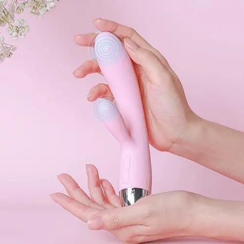 Svakom Alice vibromasseur rabbit rose double stimulation