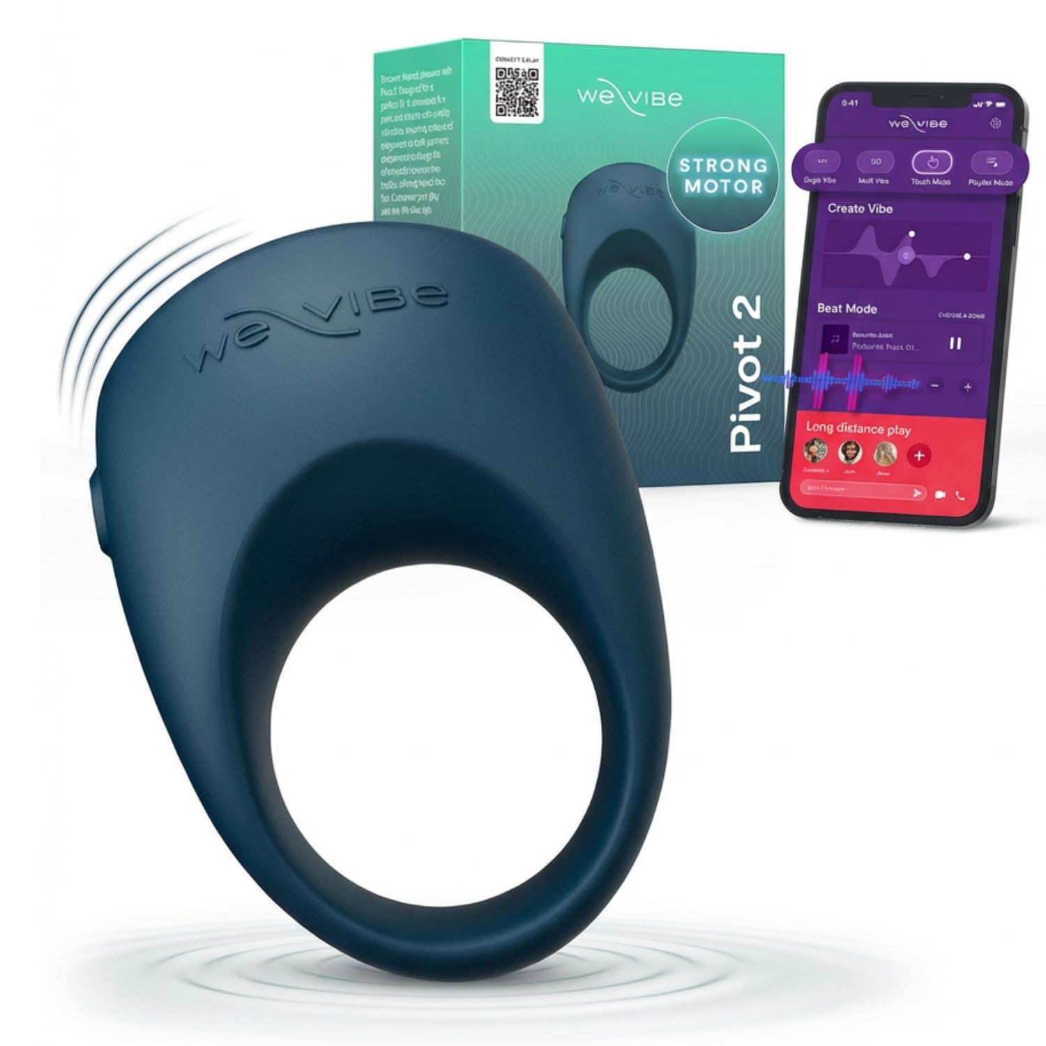 We-Vibe Pivot 2 Anneau pénis vibrant silicone