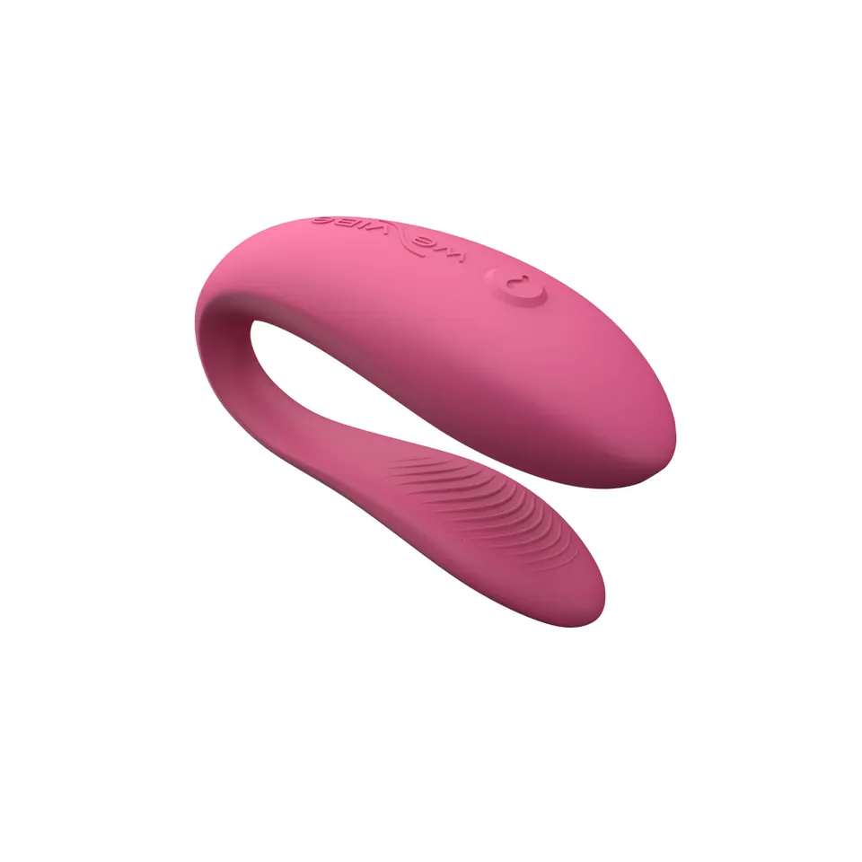 We-Vibe Sync Lite vibromasseur couple rose silicone rechargeable