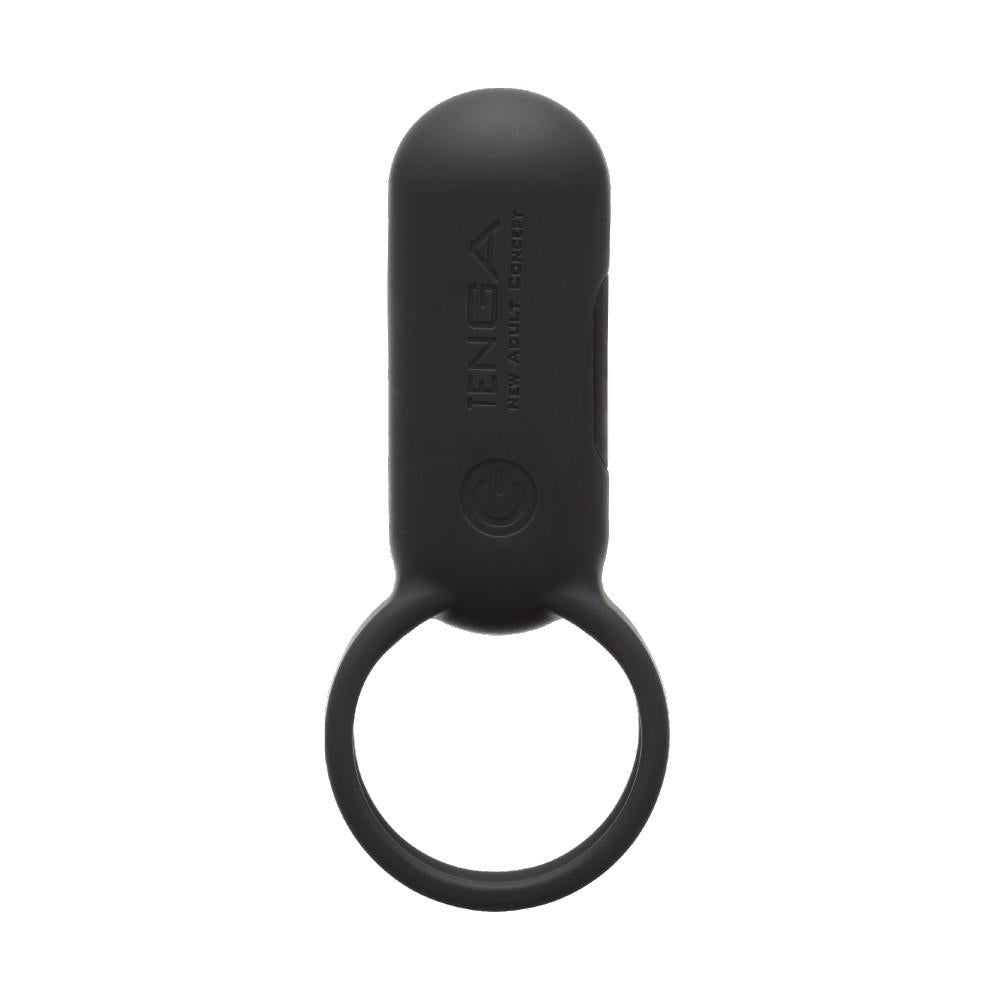 Tenga SVR+ anneau vibrant noir rechargeable silicone