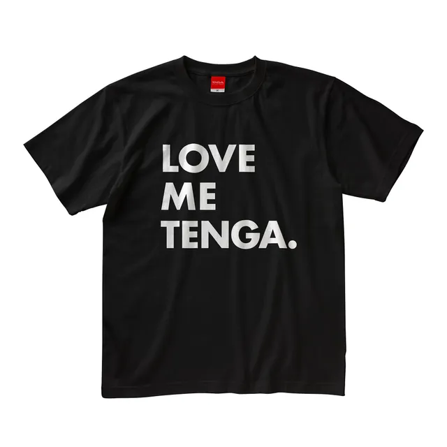 Tenga LOVE ME TENGA T-Shirt coton noir M
