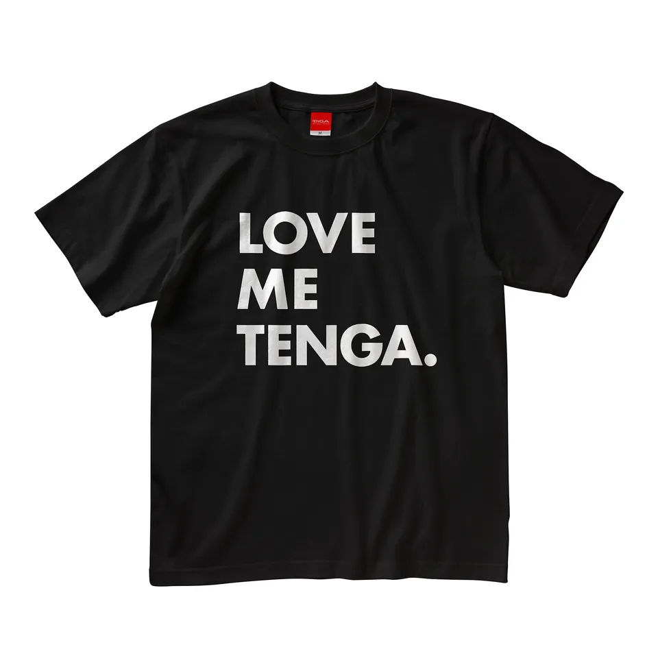 Tenga LOVE ME TENGA T-Shirt coton noir M