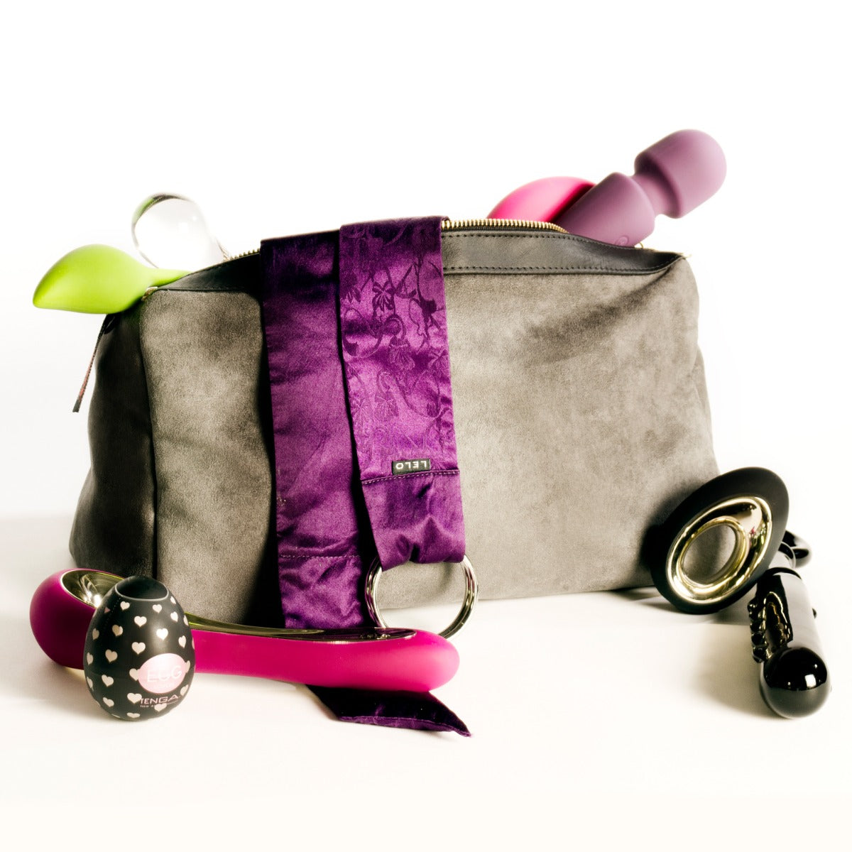 Liberator Tallulah trousse verrouillable microsuede noir