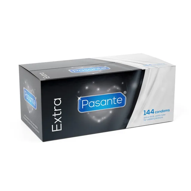 Pasante Extra préservatifs épais lubrifiés x144