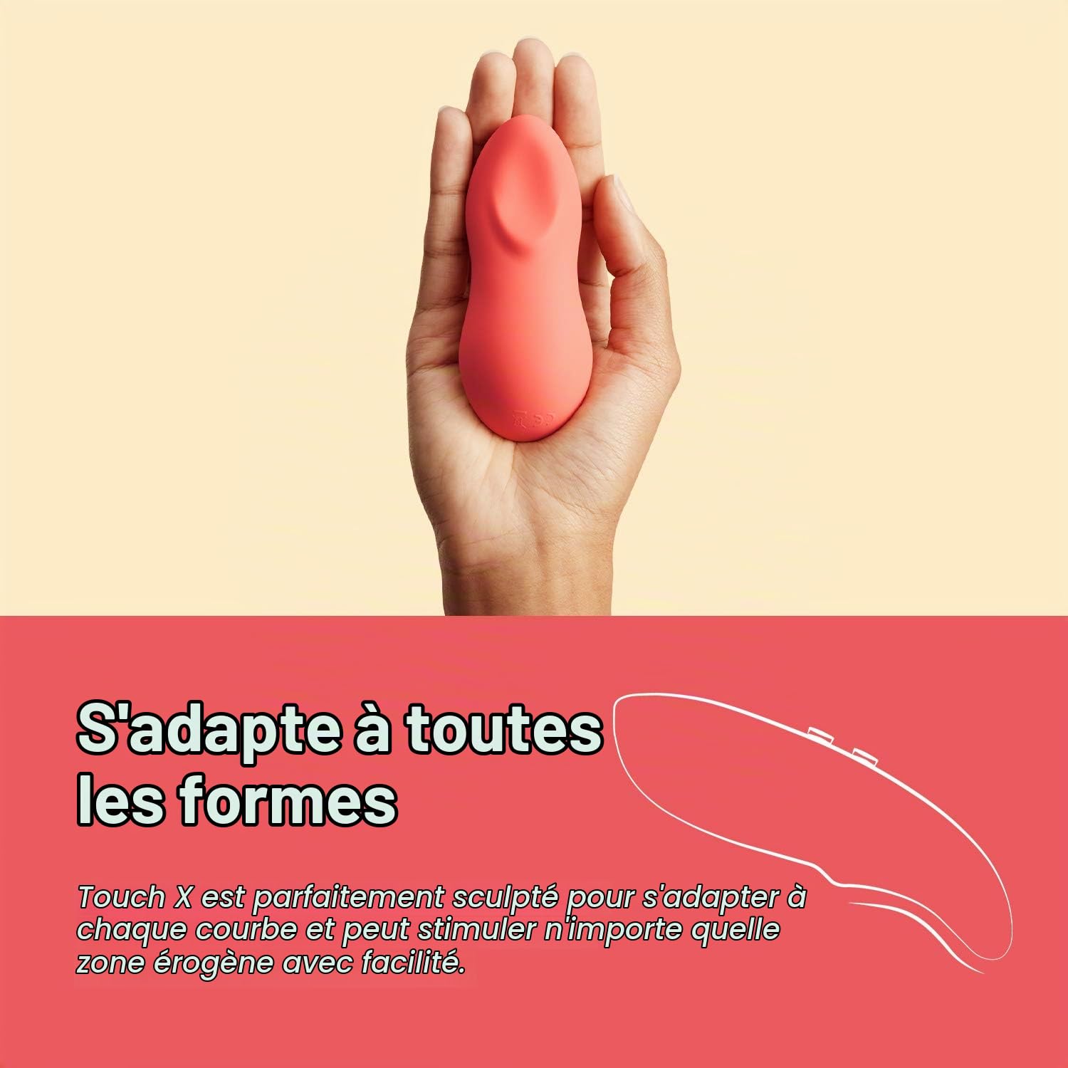 We-Vibe Touch X vibromasseur clitoridien Crave Coral