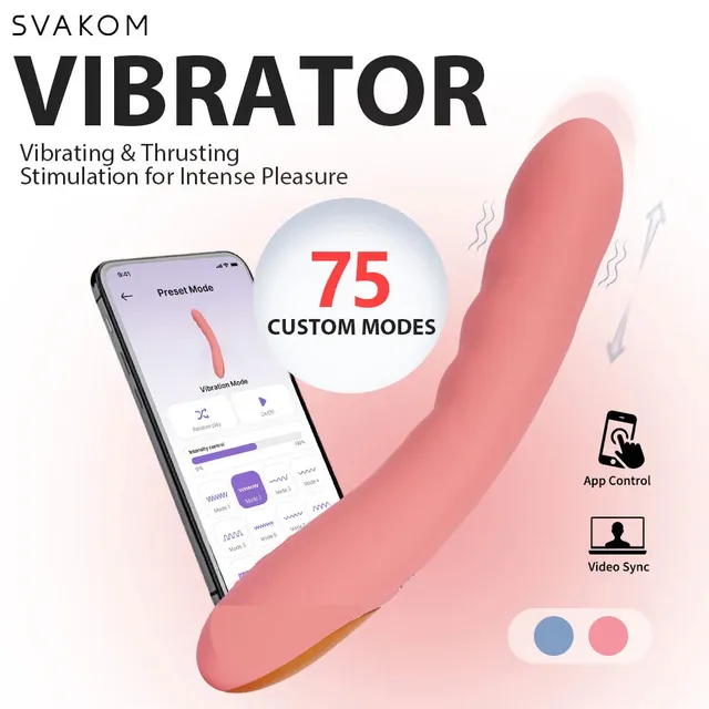 Svakom Ava Neo vibromasseur thrusting connecté
