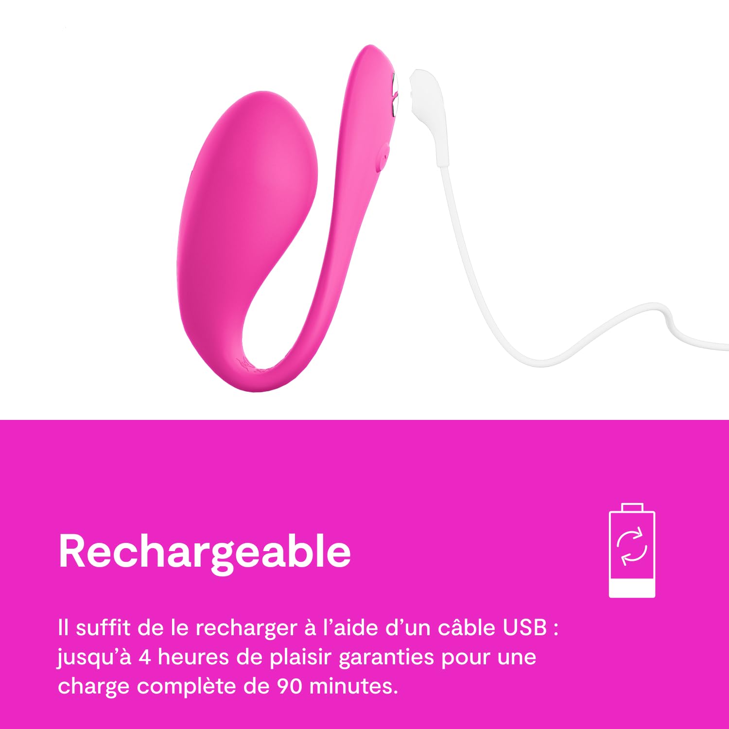 We-Vibe Jive 2 oeuf vibrant connecté point G bleu