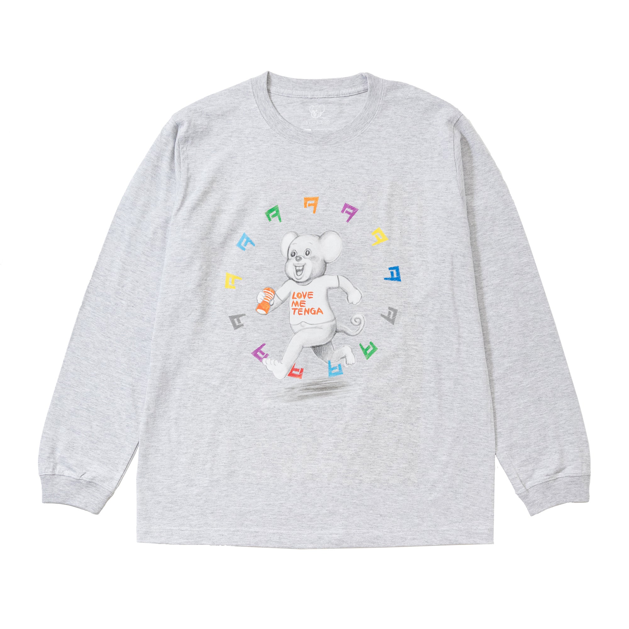 TENGA Dokumi T-Shirt Manches Longues Unisexe Blanc