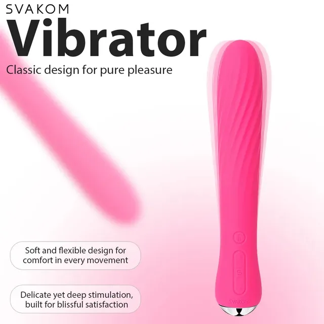 Svakom Anya Vibromasseur Chauffant Nervuré 5 Modes