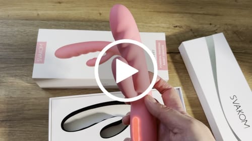 Svakom Avery rabbit thrusting rose double stimulation